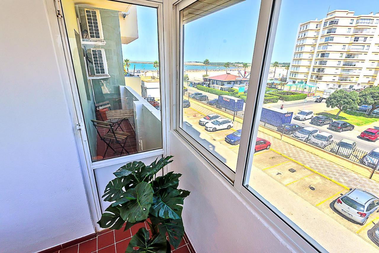 Ocean View Beach Apartment With Pool & Balconies El Puerto de Santa María Dış mekan fotoğraf