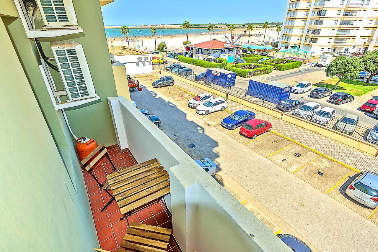 Ocean View Beach Apartment With Pool & Balconies El Puerto de Santa María Dış mekan fotoğraf
